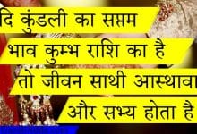 कैसा होगा आपका जीवनसाथी और वैवाहिक जीवन : जानिए How will your marriage partner and marriage live?