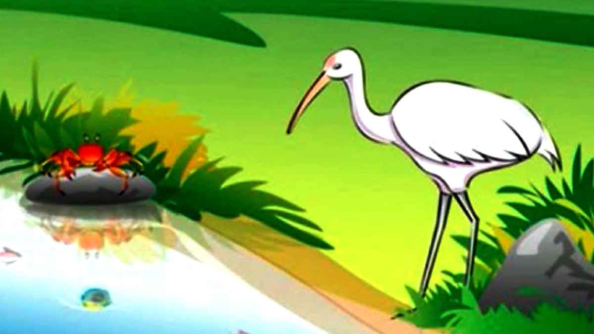 बगुला भगत और केकड़ा की कहानी Bagula Bhagat Aur Kekda Story In Hindi