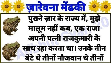 ज़ारेवना मेंढकी की कहानी
