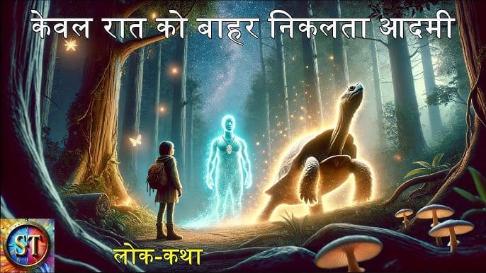 रात को बाहर निकलता आदमी