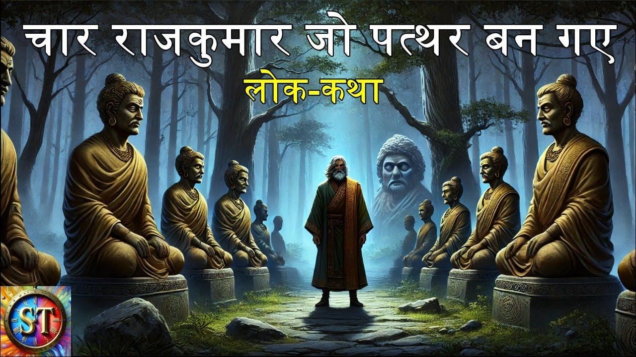 Char Rajkumar Jo Patthar Ban Gaye: Lok Katha in Hindi चार राजकुमार जो पत्थर बन गये: कश्मीरी लोक-कथा