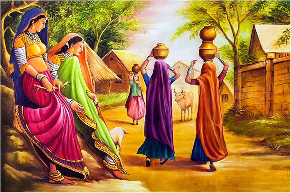 पणिहारी और मुसाफिर हिन्दी कहानी