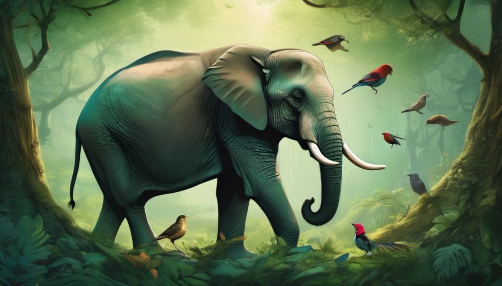 हाथी और गौरैया पंचतंत्र की कहानी Hathi Aur Goraiya Story in Hindi