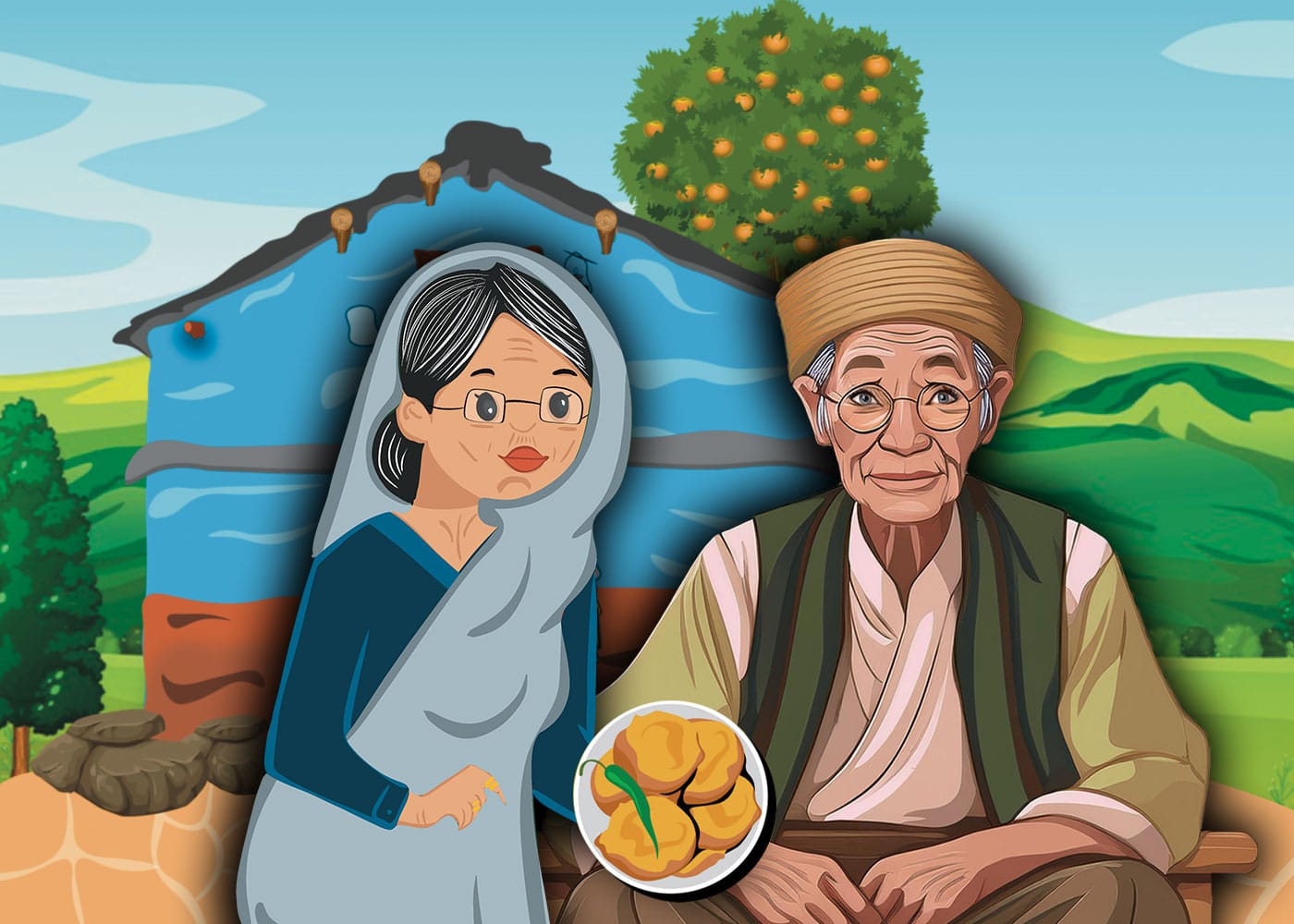 एक बुढ़िया की कहानी हिन्दी