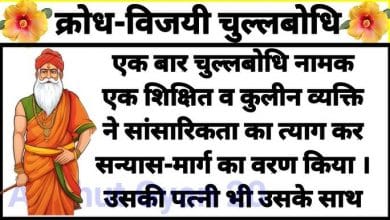क्रोध विजयी चुल्लबोधि जातक कथा