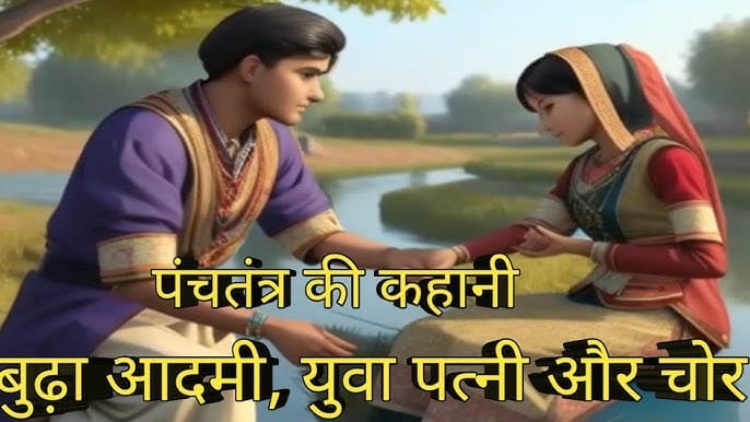 बूढ़ा आदमी युवा पत्नी और चोर की कहानी Budha Aadmi Yuva Patni Aur Chor Story in Hindi