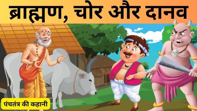 ब्राह्मण चोर और दानव पंचतंत्र की कहानी Brahmin Chor Aur Daanav Story in Hindi