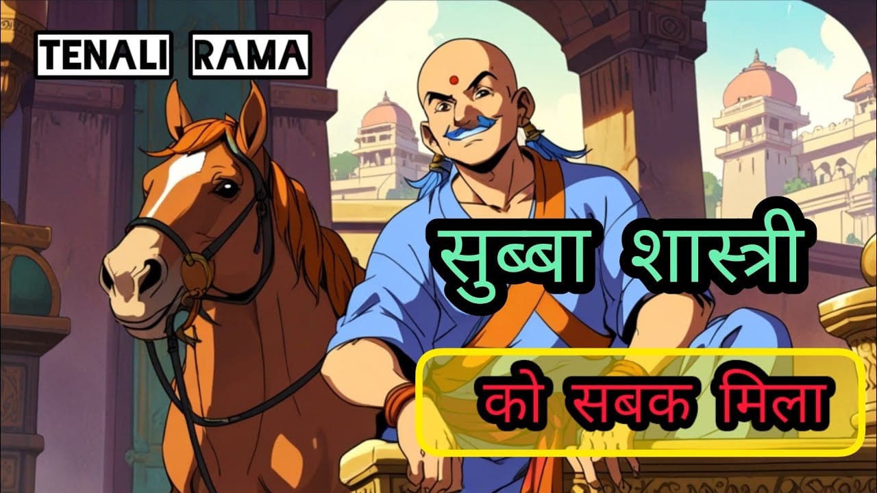 सुब्बा शास्त्री को सबक मिला- तेनालीराम की कहानी Tenaliram Story in Hindi
