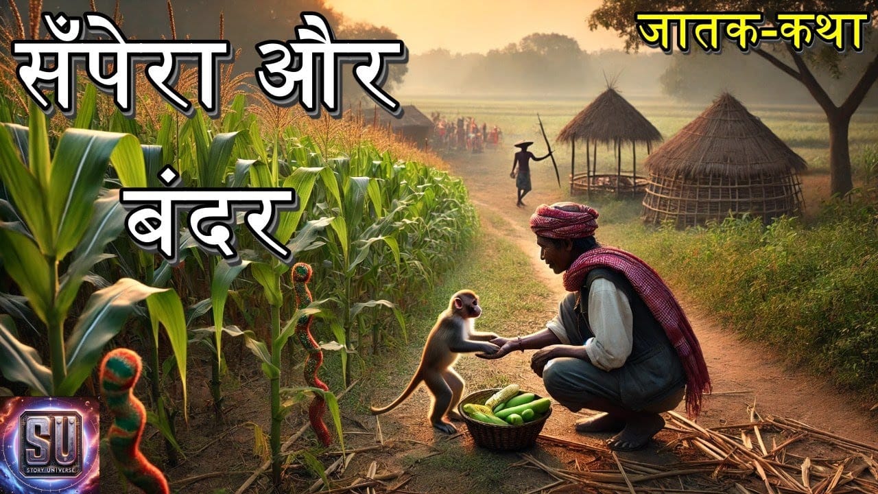 सँपेरा और बंदर जातक कथा Sampera Aur Bandar Jatak Story in Hindi