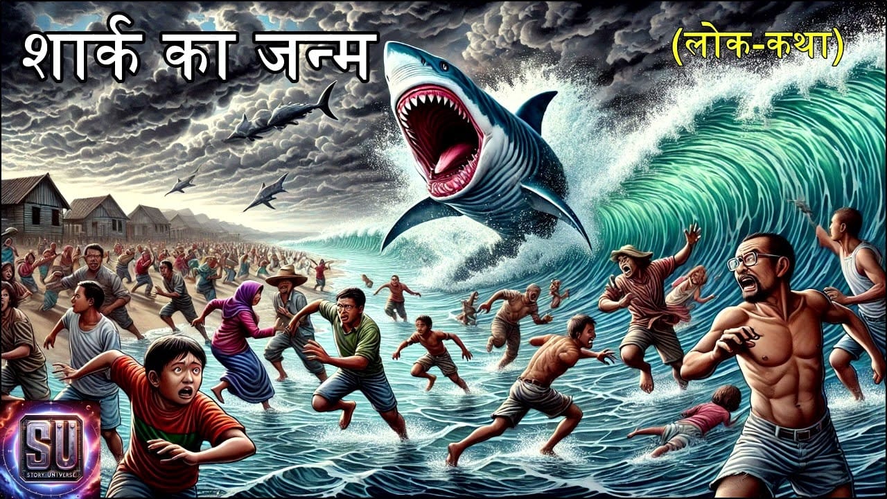 शार्क का जन्म हिन्दी लोक कथा Shark Ka Janm Story in Hindi