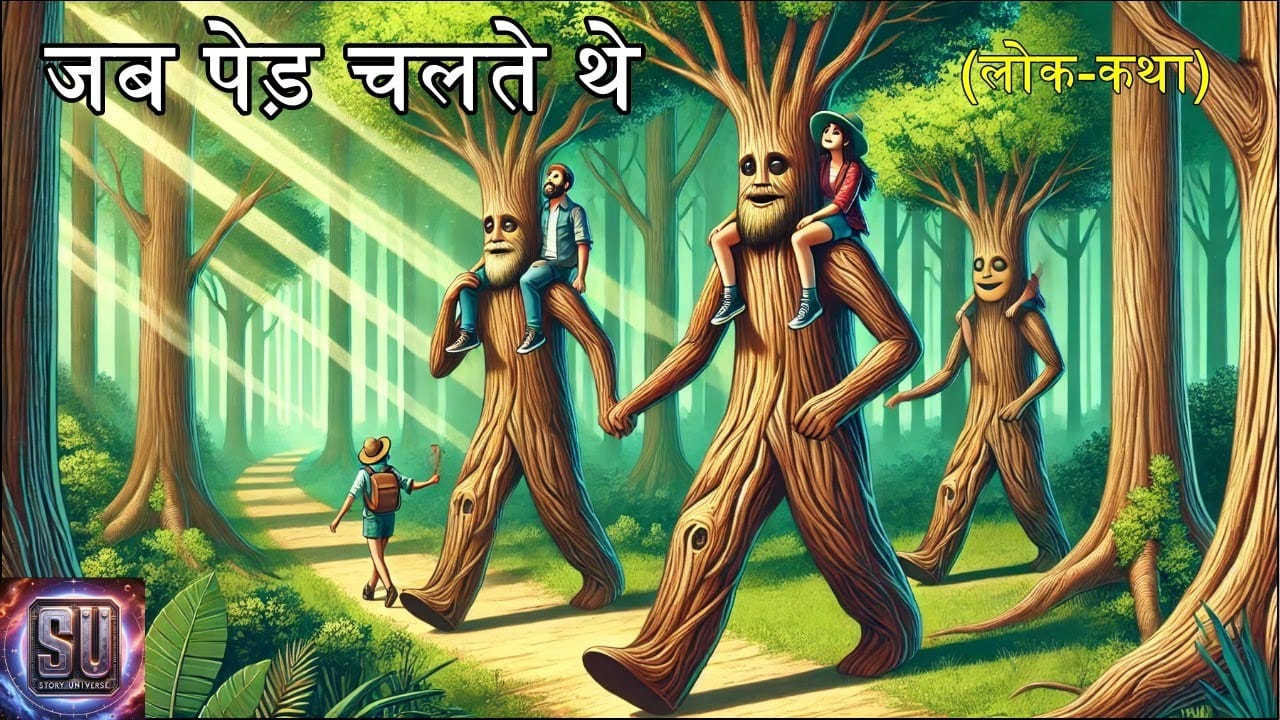 जब पेड़ चलते थे हिन्दी लोक कथा