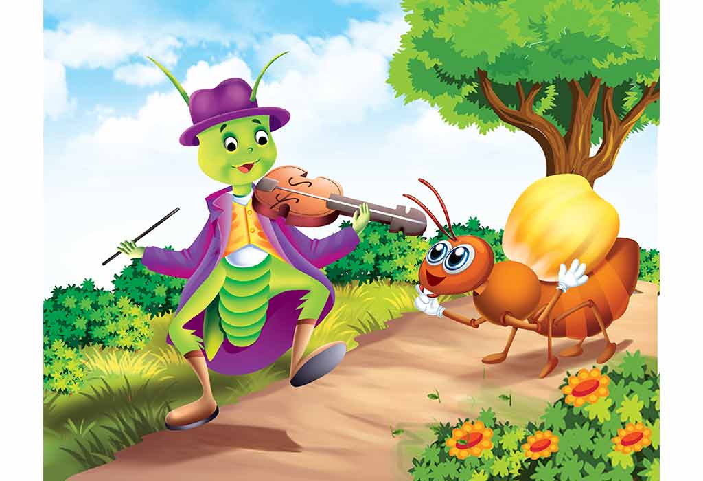 चींटी और टिड्डा ईसप की कहानी Cheenti Aur Tidda Aesop's Fable Story in Hindi