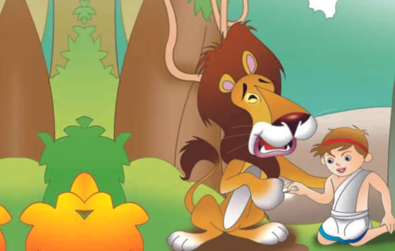 एन्ड्रोक्लीज़ और शेर ईसप की कहानी Androcles Aur Sher Aesop's Fable Story in Hindi