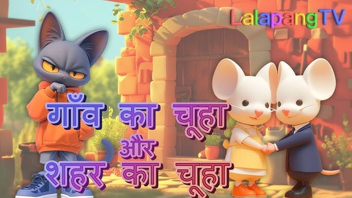 गाँव का चूहा और शहर का चूहा ईसप की कहानी Gaanv Ka Chuha Aur Shehar Ka Chuha Aesop's Fable Story in Hindi