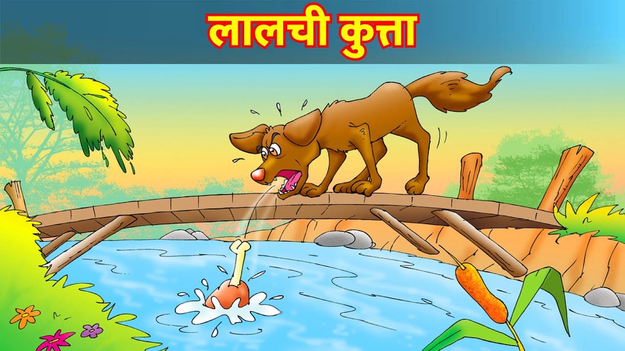 लालची कुत्ता ईसप की कहानी