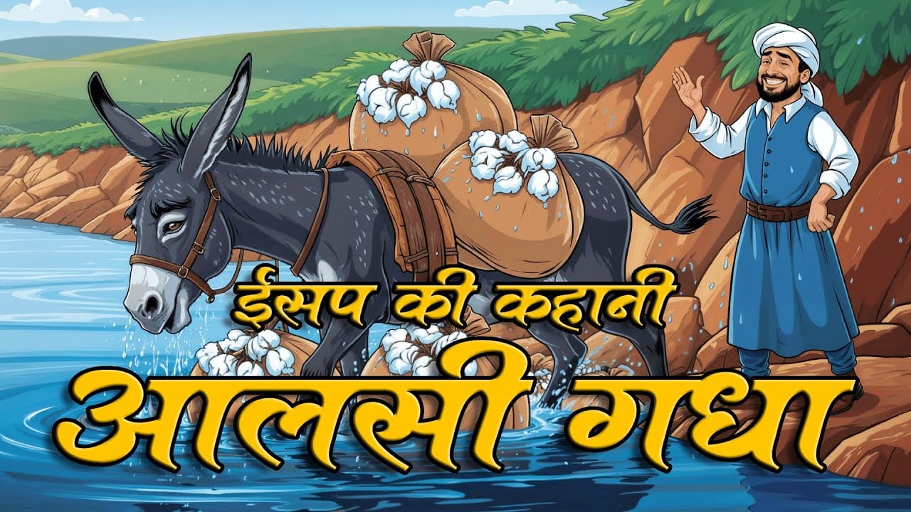 आलसी गधा ईसप की कहानी