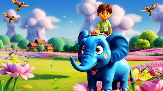 पीलू हाथी चिड़ियाँ, भौंरे, परियाँ और तितलियाँ की कहानी Peelu Hathi Story in Hindi