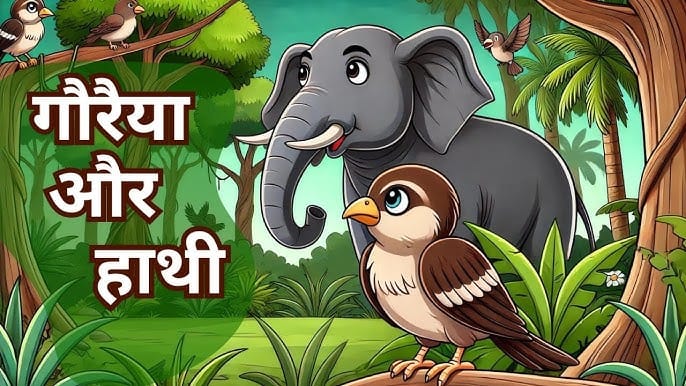 हाथी और गौरैया पंचतंत्र की कहानी Hathi Aur Goraiya Story in Hindi