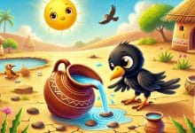 प्यासा कौआ ईसप की कहानी